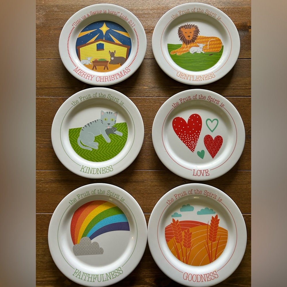Fruit-Full kids melamine kids plates - 6 designs